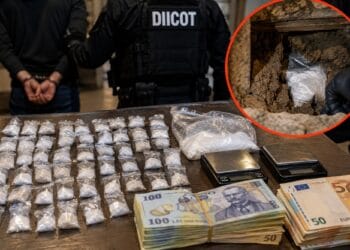 Cocaină ascunsă sub pământ, într-un beci. Zeci de doze și 25.000 de lei, descoperite de anchetatori