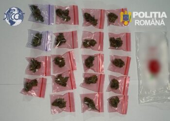 Tânăr de 28 de ani, prins cu 26 de pliculețe de canabis! Traficantul vindea droguri cu până la 300 de lei