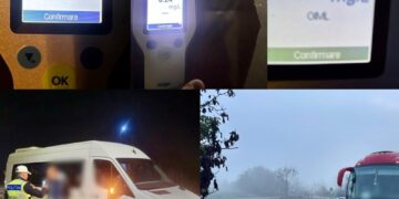 Șoferi de transport persoane, prinși băuți la volan! Razie de amploare!